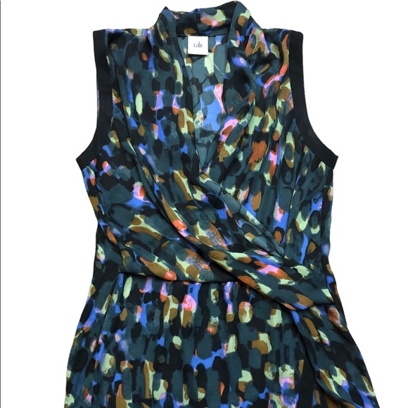 Sleeveless Flaunt Wrap Blouse Top by CAbi - Picture 8 of 11